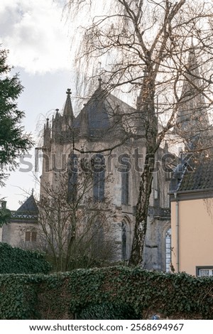 Similar – Image, Stock Photo Small yellow house by the fjord in front of Bergen