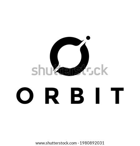 orbit logo icon and vector