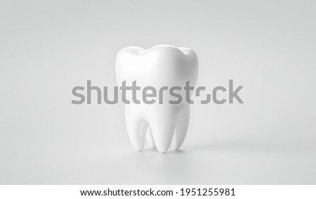 Whitening tooth and dental health on treatment background with cleaning teeth. 3D rendering. Сток-фото © 