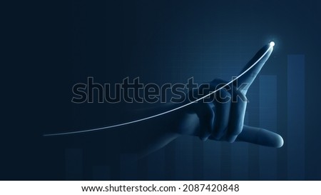 Goal business success strategy chart target or creative growth arrow achievement diagram and presentation finance marketing graph on development background with pointing financial profit stock market. Stock foto © 
