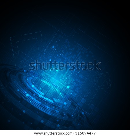 vector abstract background hi tech concept dynamic and movement design