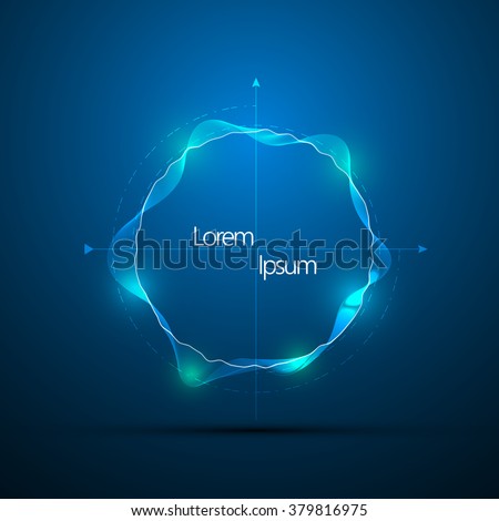 abstract linear pattern smooth design innovation concept template background