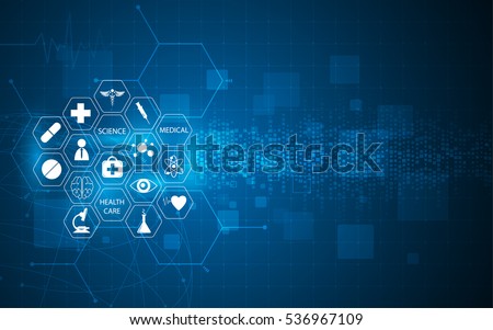 medical health care science innovation concept pattern background