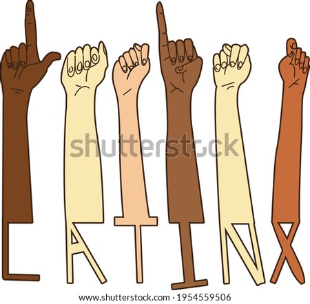 Latinx ASL Pride American Sign Language Diversity Hands