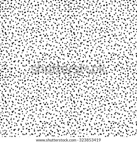 Vector seamless trendy modern dry brush spot pattern. Monochrome messy ink illustration.Hand drawn artistic pattern.Great for web print, home decor, textile, wrapping paper, wallpaper, invitation card