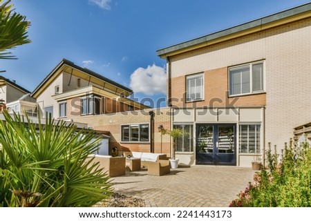 Similar – Image, Stock Photo New building behind construction fence