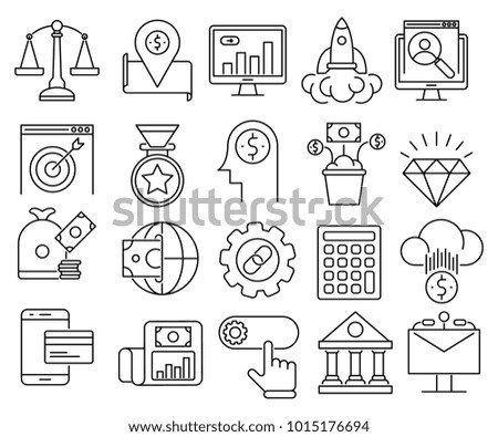 Business and Finance Vol.1, vector icons