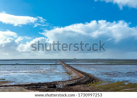 Similar – Image, Stock Photo to nordstrandischmoor rail