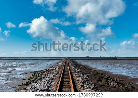 Similar – Image, Stock Photo to nordstrandischmoor rail