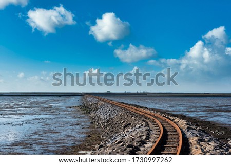 Similar – Image, Stock Photo to nordstrandischmoor rail