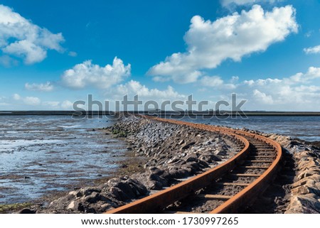 Similar – Image, Stock Photo to nordstrandischmoor rail