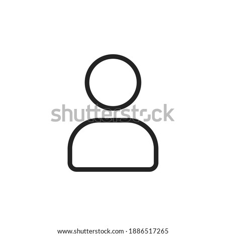 Editable login, User, Account Line Art Icon Using For Your Presentation, Website And Application