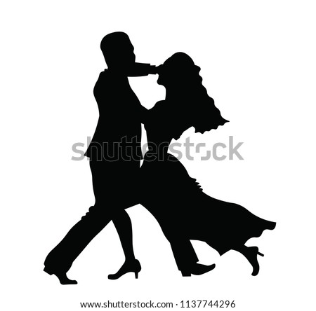 Free Dancing Couple Silhouettes Vector Art | Download Free Vector Art ...