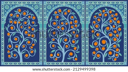Similar – Image, Stock Photo Triptych from windows