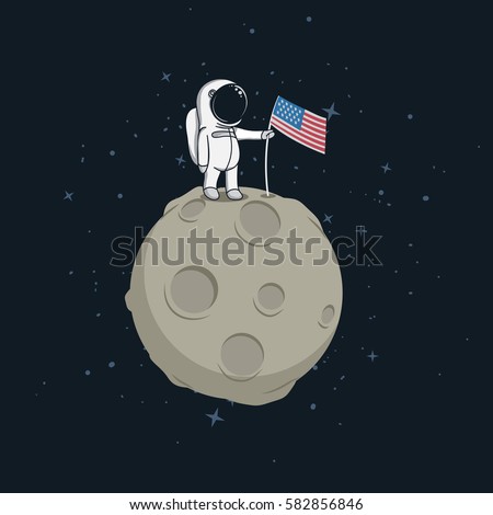 Similar – Image, Stock Photo American flag on floating boat