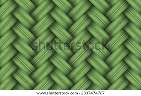 woven palm leaf pattern texture background