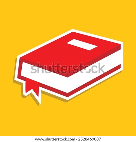 book icon with yellow background