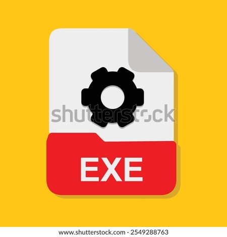 exe file icon with white background