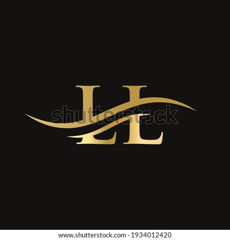 Initial Letter LL Linked Logo for business and company identity. Modern Letter LL Logo Vector Template with modern trendy Stock fotó © 
