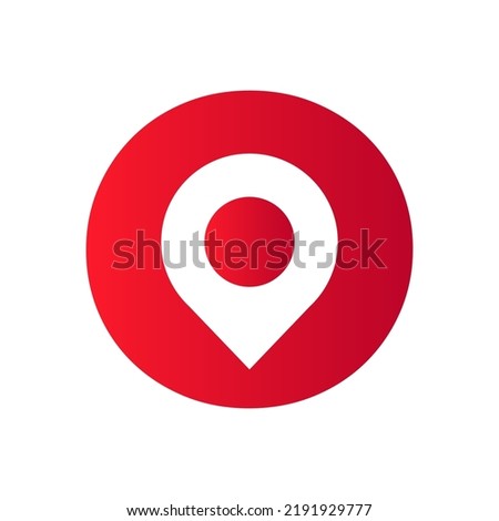 Letter O Location Logo Design Sign. Location Icon Concept With Alphabet For Road Direction Symbol Vector Template