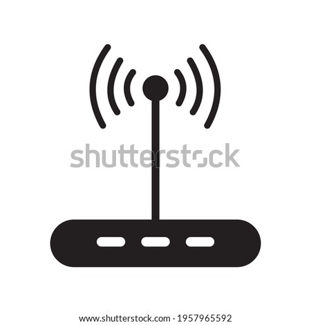 router icon vector illustration sign