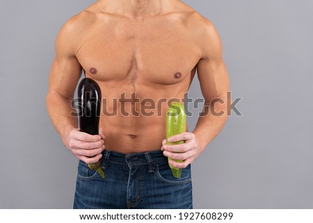 Man Erection problem and mens health. Mens potency concept Stockfoto © 