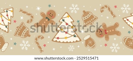 Similar – Image, Stock Photo Gingerbread on a Christmas evening