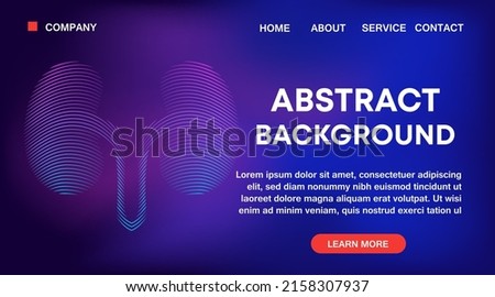 Human kidney simple line art organ vector illustration on abstract mesh background. Urology vector landing page template. EPS 10 Stock foto © 