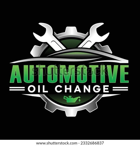 Automotive Oil cange logo design