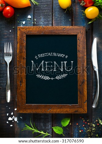 Restaurant cafe menu, template design. Food flyer