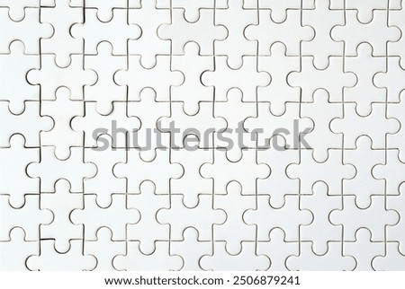 Similar – Image, Stock Photo Puzzles on a white background. Entertainment at home