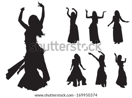 Vector Belly Dancer | Download Free Vector Art | Free-Vectors