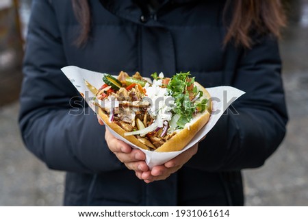 Similar – Foto Bild Döner Ernährung Fastfood