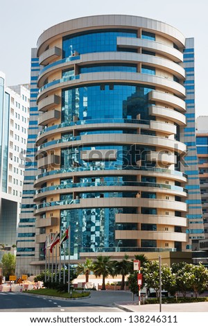 DUBAI, UAE - NOVEMBER 12: Modern buildings in Dubai Marina, on November 12, 2012, Dubai, UAE. Dubai was the fastest developing city in the world between 2002 and 2008.