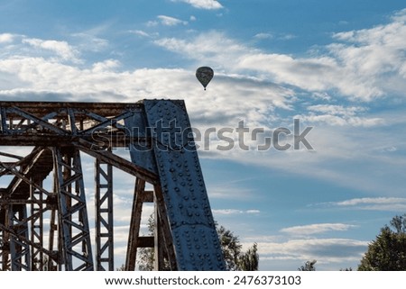 Foto Bild Sommerabend, Ballons über Neu-Ulm