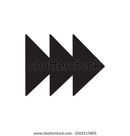 Arrow Right Filled Icon Vector Illustration Design PNG