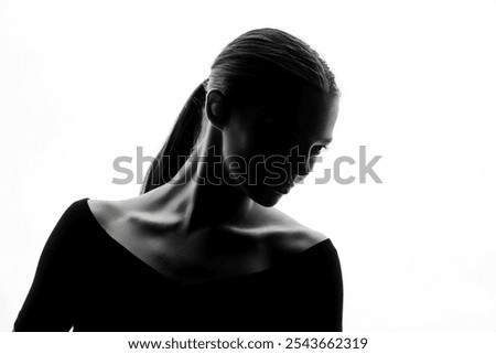 Similar – Image, Stock Photo Body posture when photographing or caution underwater splash wall opposite