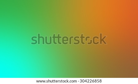 Abstract green and orange blur color gradient background for web, presentations and prints