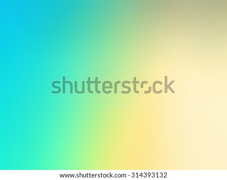Multicolor light blue, green, yellow blur abstraction. Blurred pattern, wallpaper, smooth gradient texture color. Raster abstract design for your business. Cool background image for websites.