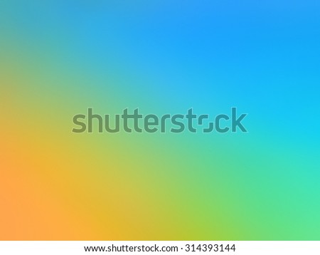 Multicolor light blue, green, yellow blur abstraction. Blurred pattern, wallpaper, smooth gradient texture color. Raster abstract design for your business. Cool background image for websites.