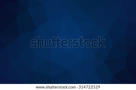 Dark blue gradient geometric pattern. Triangles background. Polygonal raster abstract for your design. Cool background image for websites.