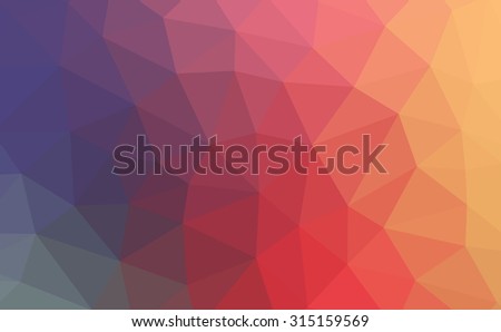 Multicolor dark red gradient geometric pattern. Triangles background. Polygonal raster abstract for your design. Cool background image for websites.