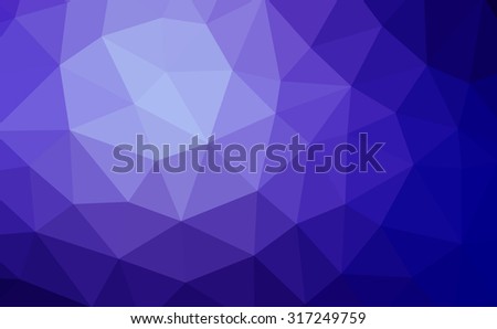 Multicolor dark blue gradient geometric pattern. Triangles background. Polygonal raster abstract for your design. Color textured background image for websites