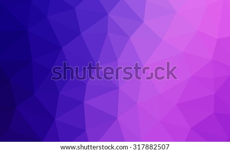 Pink, purple abstract geometric rumpled triangular low poly style illustration graphic background. Raster polygonal design for your business.