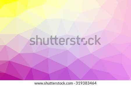 Light pink abstract geometric rumpled triangular low poly style illustration graphic background. Raster polygonal design for your business. Cool background image for websites.