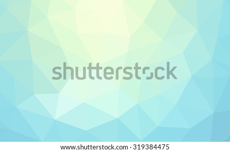 Multicolor blue yellow bright gradient geometric pattern. Triangles background. Polygonal raster abstract for your design. Cool background image for websites.