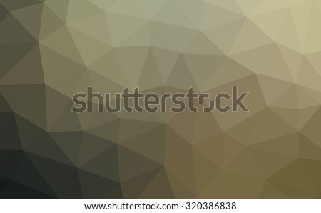 Multicolor dark gray brown green gradient geometric pattern. Triangles background. Polygonal raster abstract for your design. Color textured background image for websites