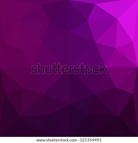 Multicolor purple violet colorful gradient geometric gem pattern. Triangles background. Polygonal raster abstract for your design. Cool background image for website design.