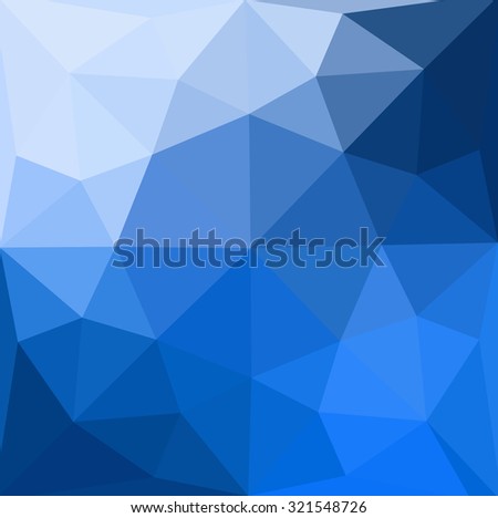 Dark blue abstract geometric rumpled triangular low poly style illustration gem graphic background. Raster polygonal design for your business website.