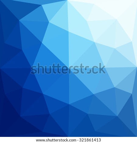 Dark blue navy abstract geometric rumpled triangular low poly style illustration graphic background. Raster polygonal design for your business.